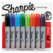 A package of Sharpie permanent markers with assorted colors.
