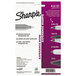 A package of Sharpie Metallic assorted bullet tip permanent markers with black and white text on the box.