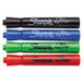 A group of Sharpie Flip Chart markers with red, blue, green, and black text on them.