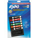 A box of Expo Assorted Chisel Tip Dry Erase Markers with a black logo.