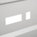 A white rectangular Avantco top cover panel with a hole in the middle on a white surface.