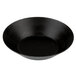 A close-up of a black Matfer Bourgeat tartlet pan with a white background.