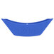 A blue Lodge silicone handle holder with white text on it.