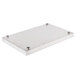A silver rectangular Vollrath stainless steel cooling plate with screws.