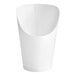 A white rectangular Choice paper scoop cup.