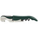 A Pulltap's Original waiter's corkscrew with a dark green handle and silver accents.