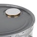 A white LouAna Classic Blend Popping Oil drum with a metal lid.