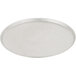 An American Metalcraft round silver tin-plated steel pan with a white background.