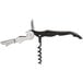 A Franmara Duo-Lever corkscrew with a black enamel handle and silver accents.