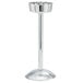 A Vollrath stainless steel wine bucket stand with a round base.