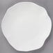 A white Villeroy & Boch bone porcelain flat plate with a white rim.