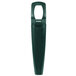 A dark green plastic Franmara Traveler's corkscrew and bottle opener.