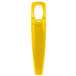 A yellow plastic Franmara Traveler's Corkscrew and Bottle Opener with black lines.