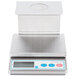 A Cardinal Detecto PS4 electronic portion scale with a removable cone holder tray on a counter.