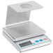 A Cardinal Detecto PS4 electronic portion scale with a metal cone holder tray over the scale.