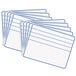 A stack of Creativity Street student dry erase boards with blue and white lines.
