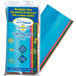 A blue package of Pacon Spectra Tissue Paper with colorful strips.
