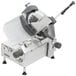 A Centerline by Hobart automatic meat slicer with a metal blade.