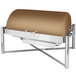An Eastern Tabletop rectangular bronze coated stainless steel roll top chafer.