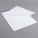 A white paper with a blue strip at the top.