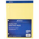 A yellow Ampad writing pad with blue and white packaging.