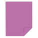 A purple triangle of Astrobrights Outrageous Orchid cardstock.