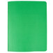A green rectangular folder with a white rectangle.