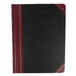 A black and red Boorum & Pease accounting book.