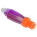 An Elmer's glue pen with purple and orange accents.