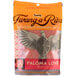 A close up of a bag of Twang-a-Rita Paloma Love Grapefruit Rimming Salt with flamingos on it.