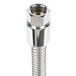 A 96" stainless steel hose with a threaded nut on the end.