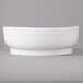 A close up of a white Bon Chef porcelain bowl.