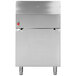 A stainless steel Cooking Performance Group gas range with high output burners and a storage base.