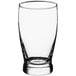 An Acopa Barbary beer tasting glass with a clear rim on a white background.