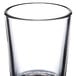 A clear Libbey side water glass with a small rim.