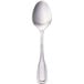 A silver Walco Saville demitasse spoon with a long handle.