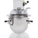 A stainless steel mixing bowl for a Globe SP8 mixer.