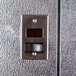 A metal panel with a digital temperature display on a Norlake Kold Locker.