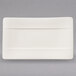 A white rectangular Villeroy & Boch sushi plate with a thin edge.
