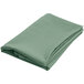 A stack of folded round seafoam green Intedge table covers.