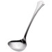 A Walco stainless steel gravy ladle with a long handle.
