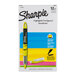 A package of 12 Sharpie yellow chisel tip highlighters.