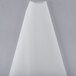 A white cone-shaped Matfer Bourgeat pastry bag on a gray surface.