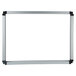 A white rectangular frame with black corners.