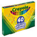 A box of Crayola Ultra-Clean washable markers with a label.