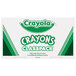 A white box with green text reading "Crayola Classpack 400 Assorted Large Size Crayons"