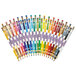 A set of Crayola erasable colored pencils with 36 different colors.