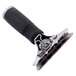 A Unger Pro stainless steel squeegee handle with a black rubber grip.