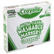A white Crayola box with green writing that reads "Crayola Ultra-Clean Washable Markers"
