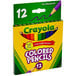 A box of 12 Crayola colored pencils.